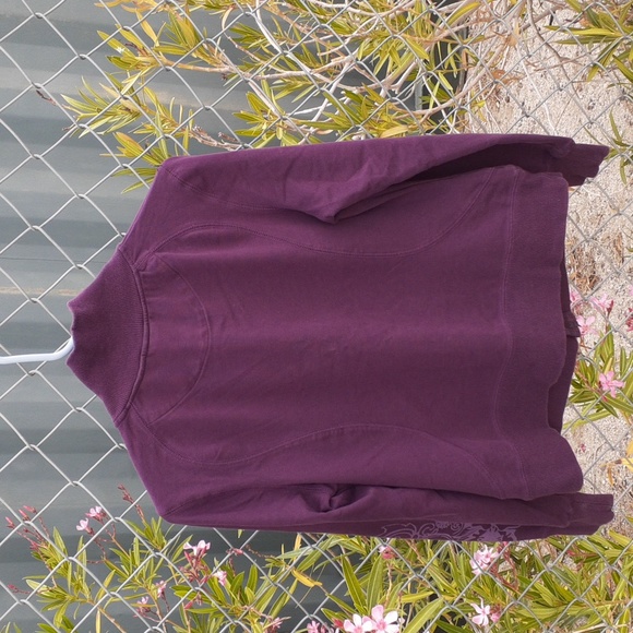 NWOT Athletic Works Plum Zip Up Jacket, Size M - Picture 6 of 8